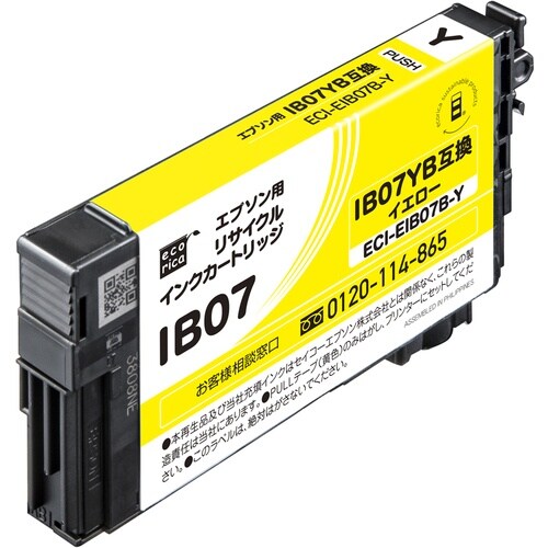 ecorica IB07YB互換リサイクルインクカ