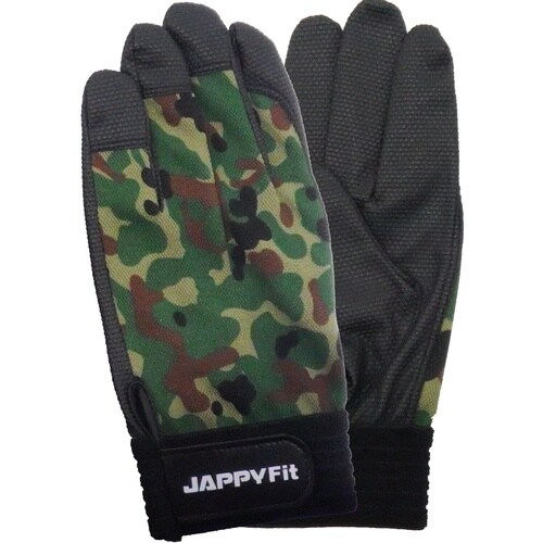 JAPPY 作業用手袋緑迷彩