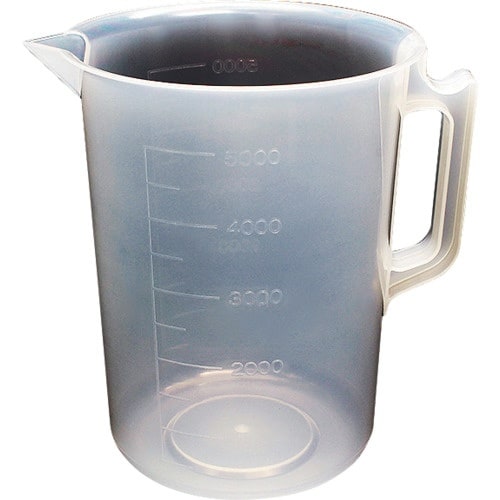 KOKUGO PPビーカー 5L 手付 目盛付