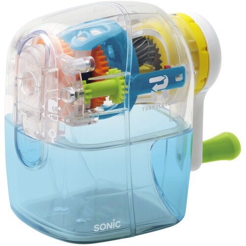 ソニック トガリターン手動鉛筆削り 透明