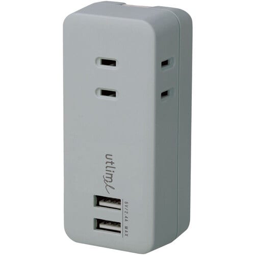 ソニック 3口コンセント 直挿しタイプ USBポー