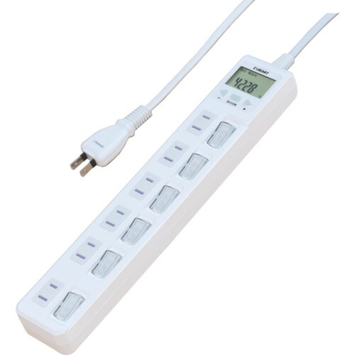 EXHEART 電源タップ 賢く節電スイッチ付きタ