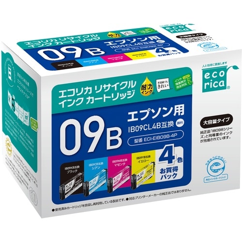 ecorica IB09CL4B 互換リサイクルイ