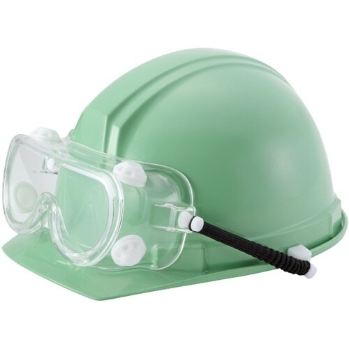 リケン 防曇ゴグル(ヘルメット取付タイプ) M10