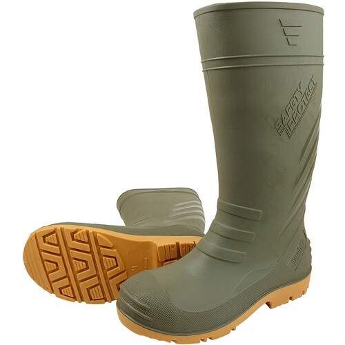 喜多 TPE踏貫き防止セーフティブーツ カーキ L