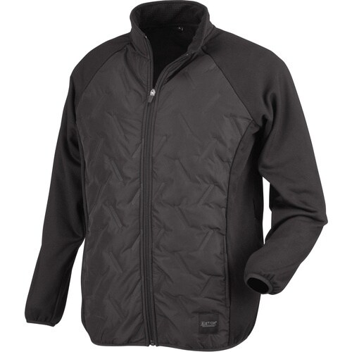 カジメイク ピンソニックキルトジャケット ブラック