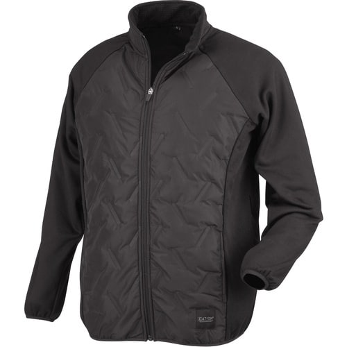 カジメイク ピンソニックキルトジャケット ブラック