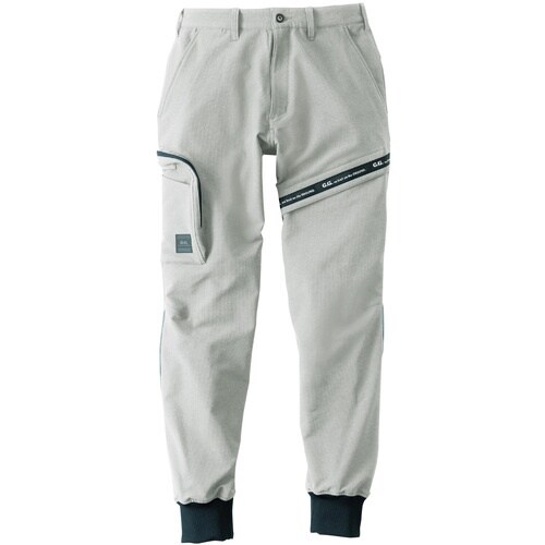 G.G. 8472−07 ジョガーパンツ シルバー