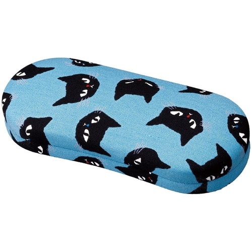 パール メガネケース HO−4 ネコ BU