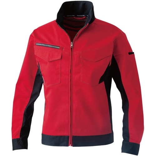 SOWA 3472−00 長袖ブルゾン レッド L