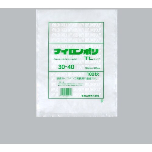 福助 ナイロンポリ TLタイプ 30−40 バラ1
