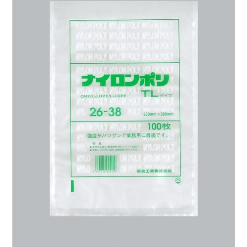 福助 ナイロンポリ TLタイプ 26−38 バラ1