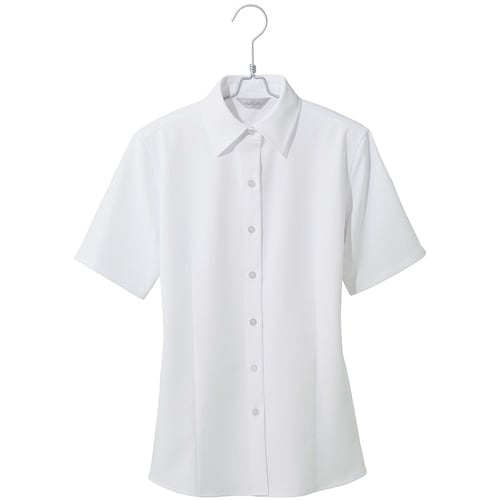 ピエ 半袖ブラウスHCB4100 ホワイト 7