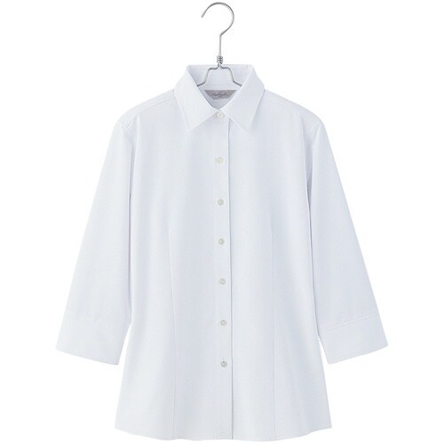 ピエ 七分袖ブラウスHCB4107 ホワイト 23