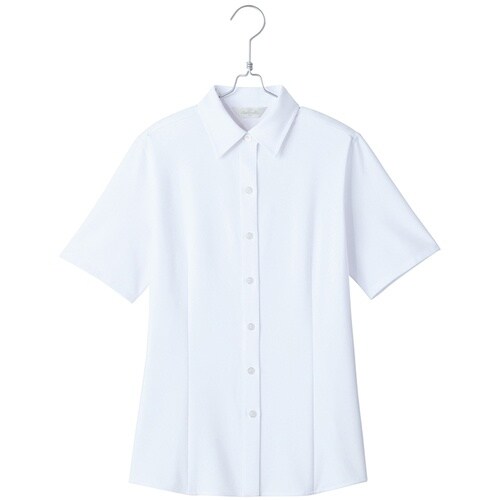 ピエ 半袖ブラウスHCB4000 ホワイト 13