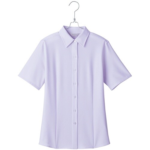 ピエ 半袖ブラウスHCB4000 パープル 5