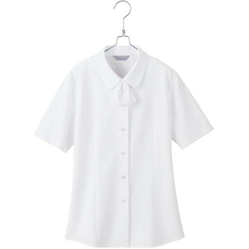 ピエ 半袖ブラウスHCB4110 ホワイト 19