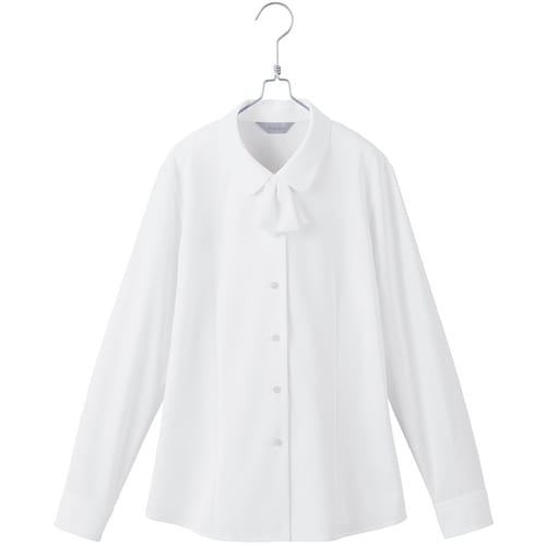 ピエ 長袖ブラウスHCB4111 ホワイト 9