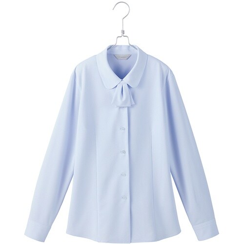 ピエ 長袖ブラウスHCB4111 サックス 5