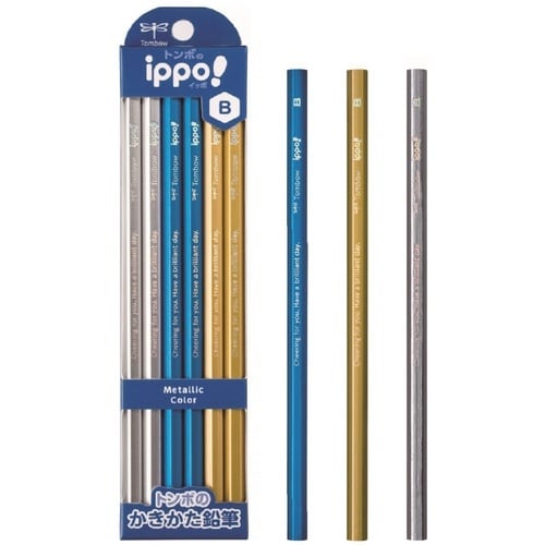 Tombow イッポ かきかたえんぴつ メタリック