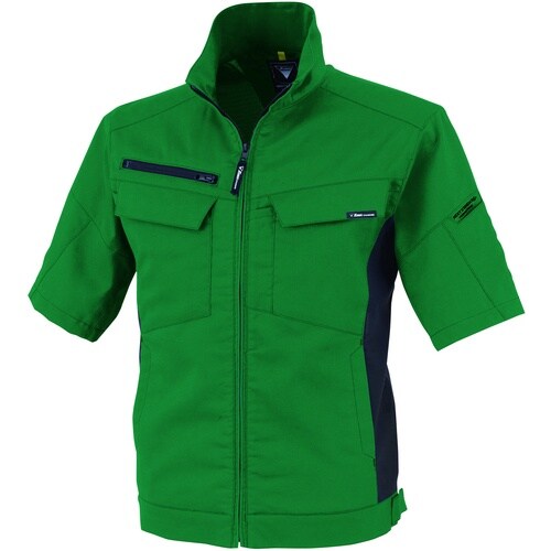 XEBEC 半袖ブルゾン1511−60−LL グリ