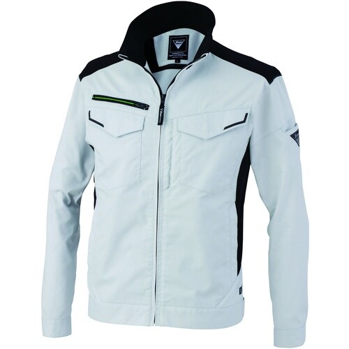 XEBEC 長袖ブルゾン1534−22−M シルバ