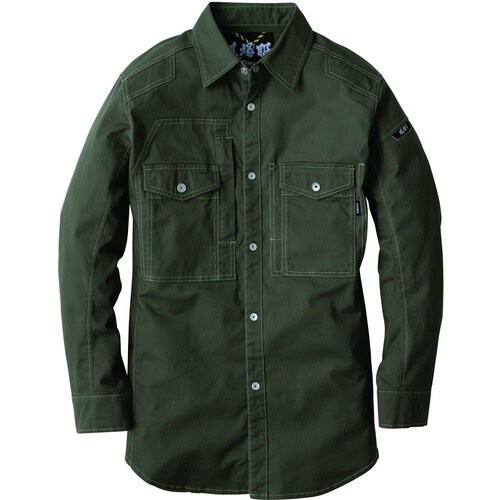 XEBEC 長袖シャツ2833−62−5L アーミ