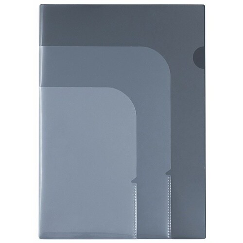 ナカバヤシ 3ポケットホルダーダークグレー