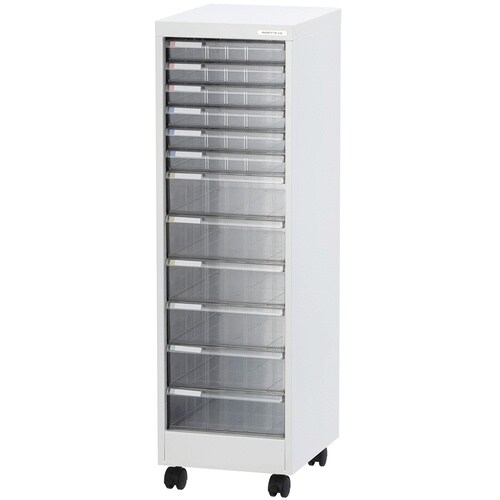 ナカバヤシ キャスター付きフロアケースA4 浅6・