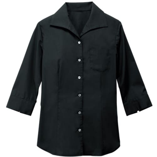 サンペックス 【女性用】七分袖シャツ ブラック 1