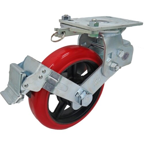 ヨドノ 重荷重用緩衝スプリング付キャスター自在車