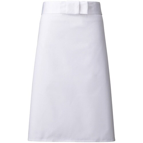 サンペックス ミドル丈調理前掛け ホワイト F