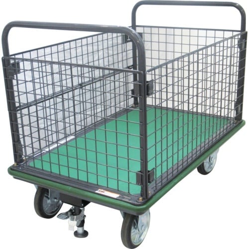 TRUSCO ハイグレード運搬車 金網付 1200