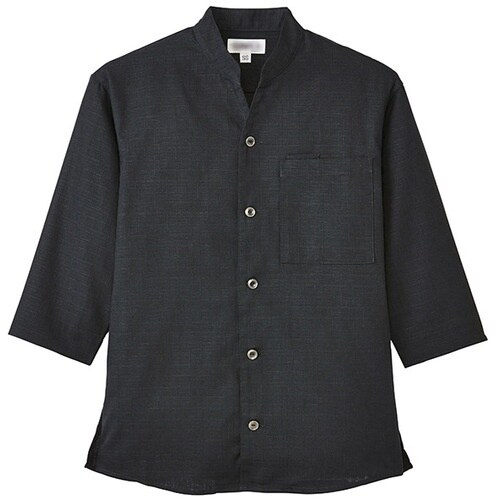 サンペックス 七分袖ショップコート スミクロ M