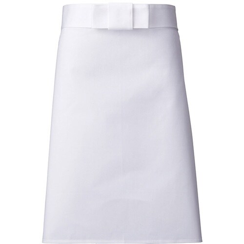 サンペックス ミドル丈調理前掛け ホワイト F