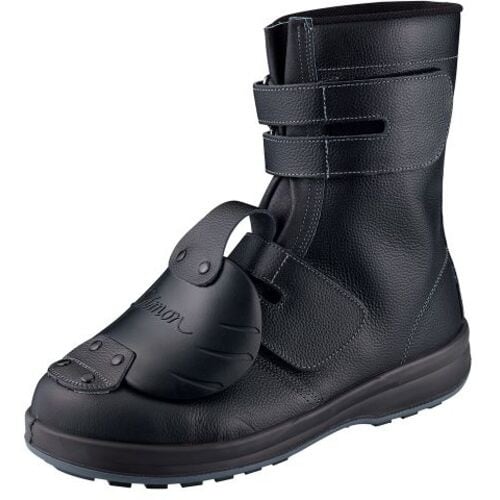 シモン 安全靴 長編上 マジック式 甲プロ付 WS