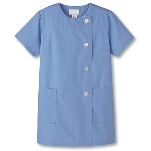 サンペックス 【女性用】衿なし・半袖調理衣 サック