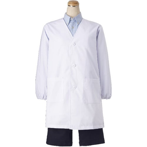 サンペックス シングル型/給食衣 ホワイト 08