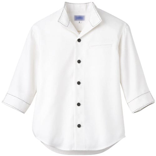 サンペックス 七分袖ショップコート ホワイト M