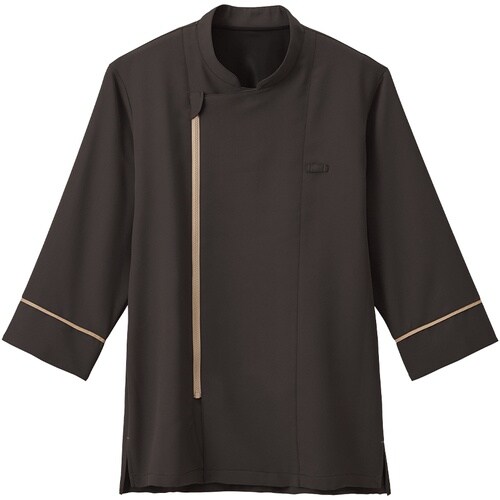 サンペックス 七分袖ショップコート ブラウン L