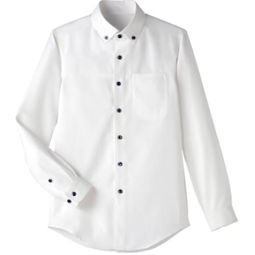 サンペックス 長袖ボタンダウンシャツ ホワイト 4