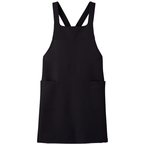 サンペックス 胸当てエプロン ブラック M