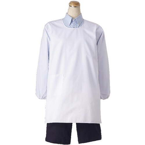 サンペックス カッポウ衣型/給食衣 ホワイト 08