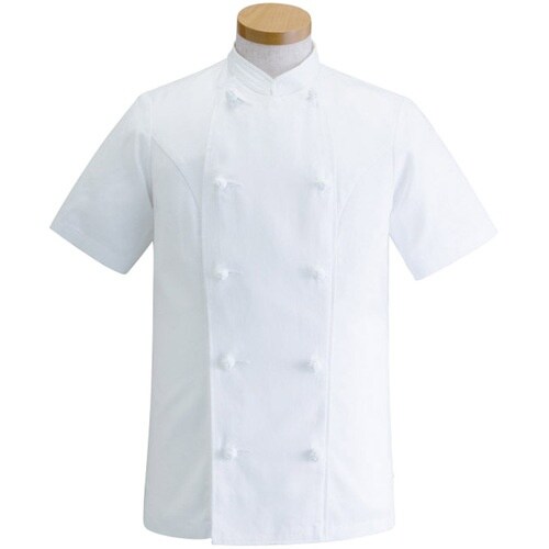 サンペックス 【女性用】半袖コックコート ホワイト