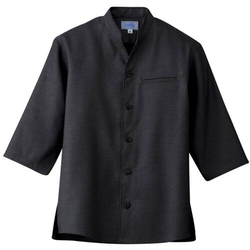 サンペックス 七分袖ショップコート ブラック L