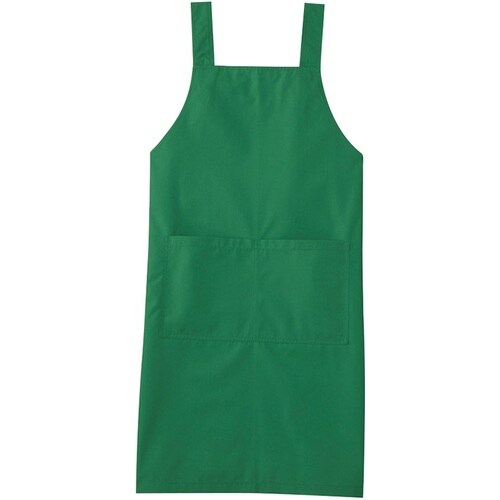 サンペックス 胸当てエプロン グリーン M