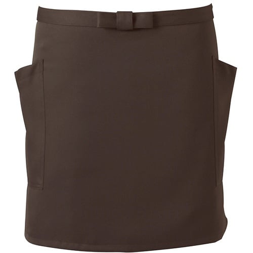 サンペックス ショート丈エプロン ブラウン F