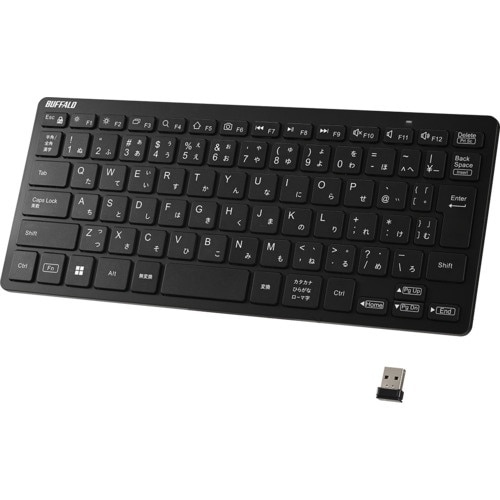 BUFFALO 無線 ミニキーボード日本語配列 ブ