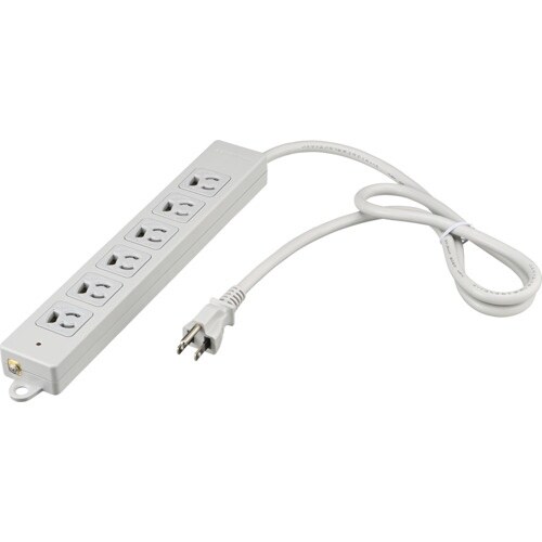 BUFFALO 3ピン電源タップ 2重構造 雷サー