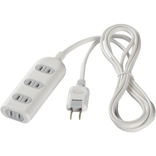 BUFFALO 2ピン式電源タップ 4個口 5m